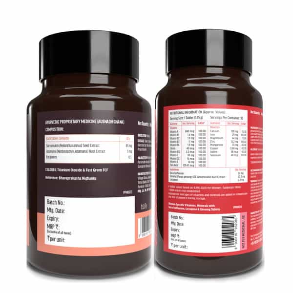 Hk Vitals Multivitamin For Women(90N) + Biotin 60N Combo Pack