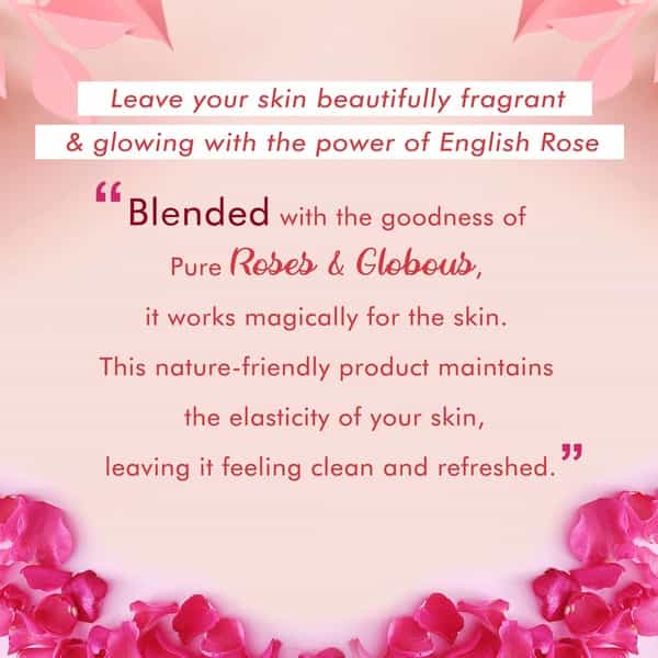 Nutriglow Natural's English Rose Facial Kit 6-Pieces Skin Care Set For Rosy Glow(250Gm+10 Ml)