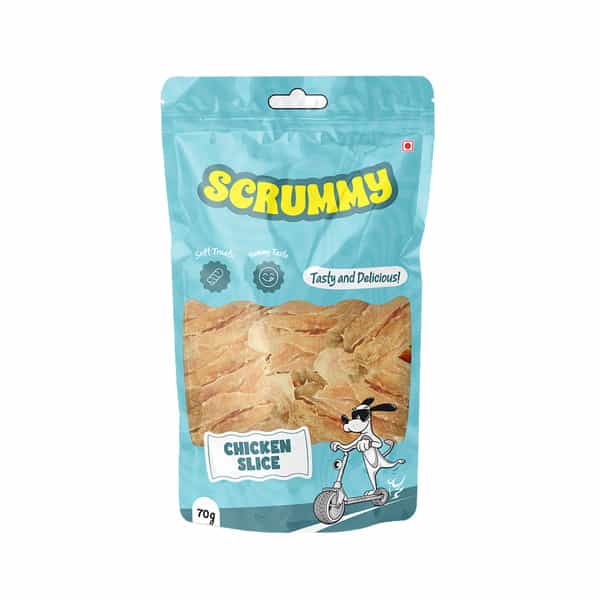 Scrummy Premium Chicken Slice Dog Treats | 70 G