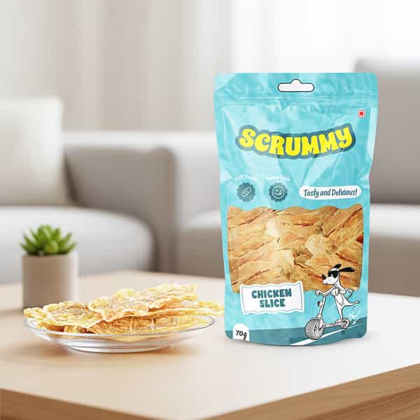 Scrummy Premium Chicken Slice Dog Treats | 70 G