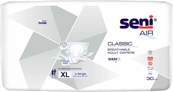 Super Seni Breathable Adult X L Diapers 30