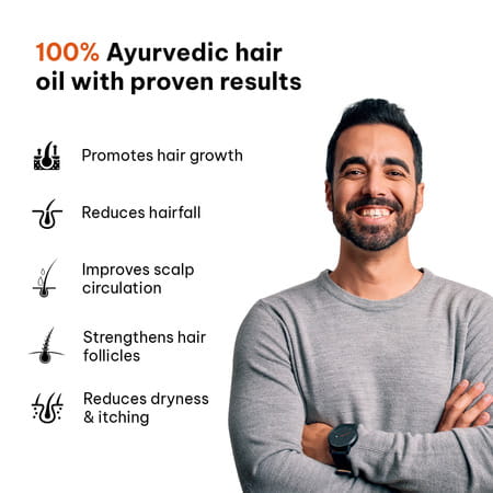 Healthkart Hk Vitals Nourish Hair Oil With Rosemary | Amla | Bhringraj (50ml)