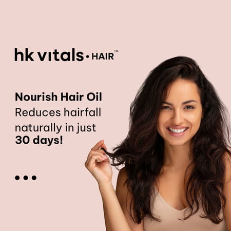 Healthkart Hk Vitals Nourish Hair Oil With Rosemary | Amla | Bhringraj (50ml)