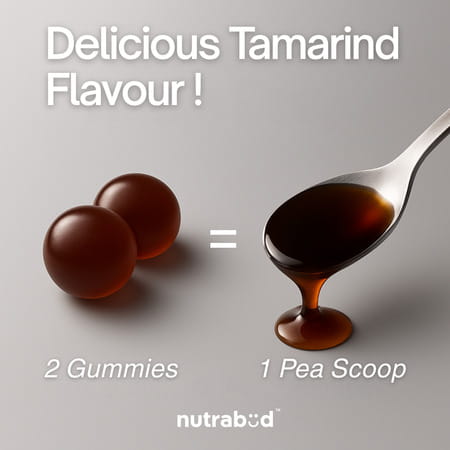 Nutrabud Shilajit Gummies | Energy | Strength & Stamina Support | Tamarind Flavor | 60 Veg Gummies