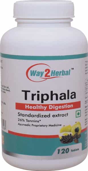 Way2herbal Triphala | Healthy Digestion - 120 Tablets