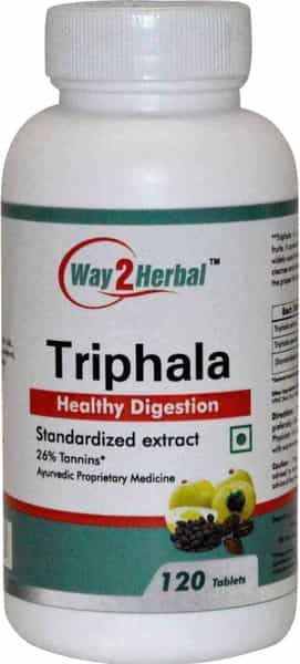 Way2herbal Triphala | Healthy Digestion - 120 Tablets