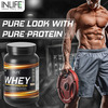 Inlife Whey Protein Isolate Concentrate Hydrolysate Powder For Men & Women (1Kg | Cafe Mocha)