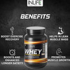 Inlife Whey Protein Isolate Concentrate Hydrolysate Powder For Men & Women (1Kg | Cafe Mocha)