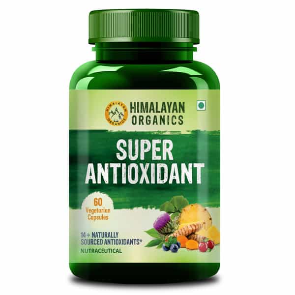 Himalayan Organics Super Antioxidant | Bottle | 60 Veg Capsules