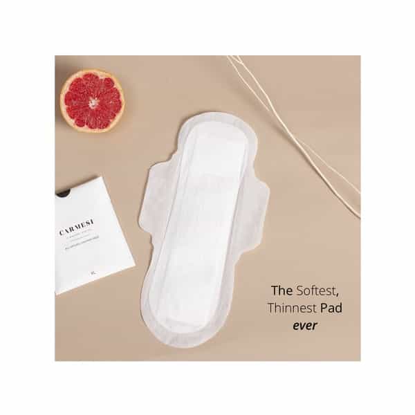 Carmesi All Natural Sanitary Pads - 15 Regular + 15 Xl (30 Pads)