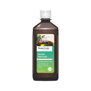 Mukti Gold Herbal Hair Wash Shampoo|herbal Shampoo Helps In Hair Fall Control & Hair Growth - 400ml