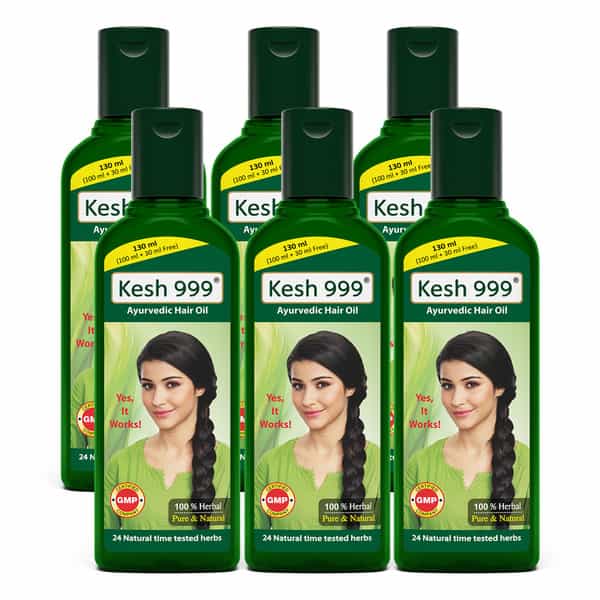 Kesh-999 Oil 130Ml Pack Of 6