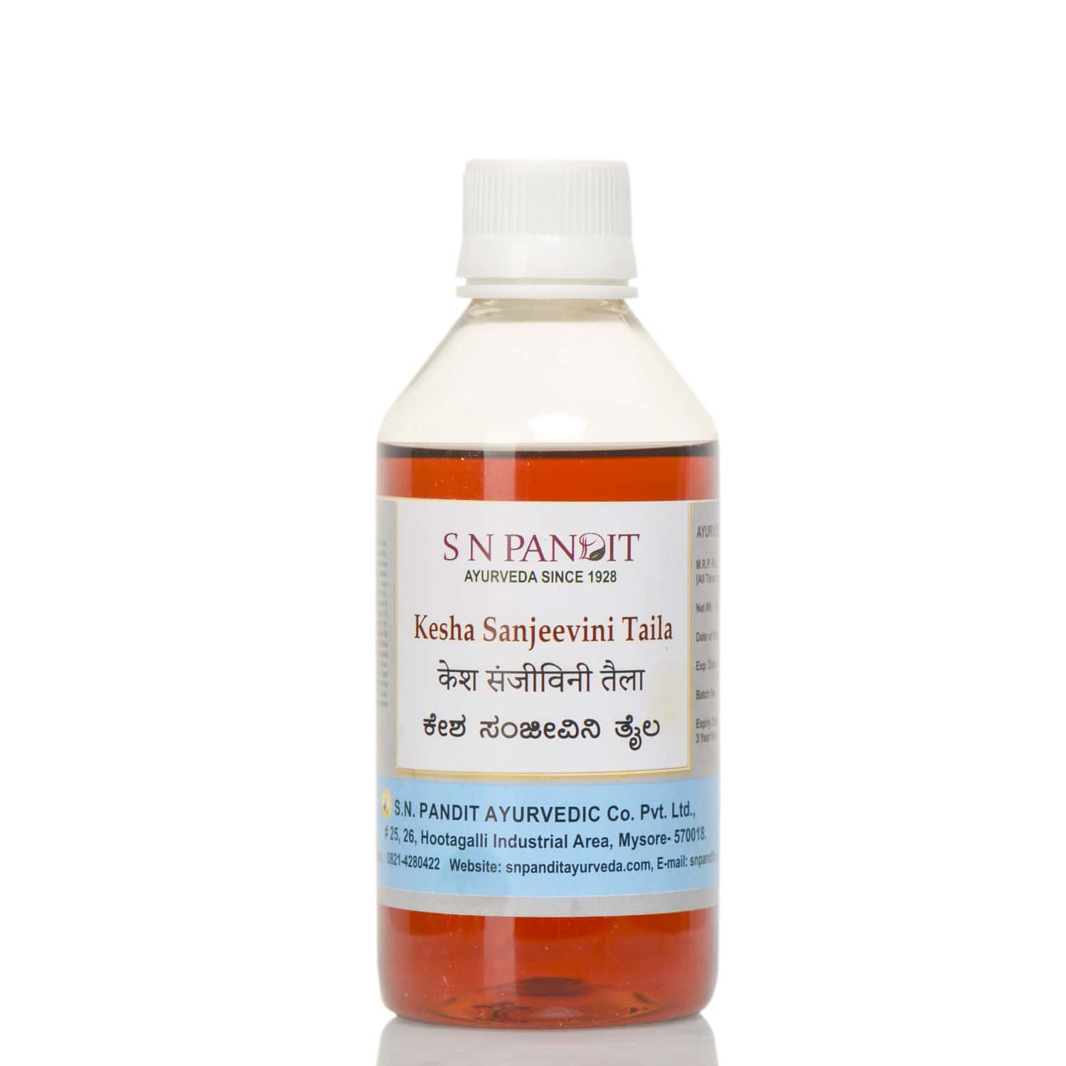 S N Pandit Ayurveda Keshasanjeevini Taila - 500ml