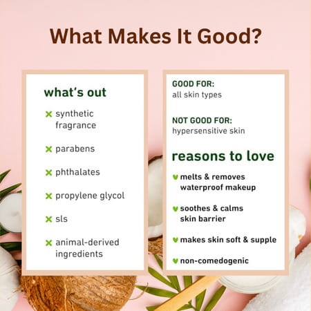 Coco Crush Deep Cleansing Makeup Remover Massage Oil - 100ml