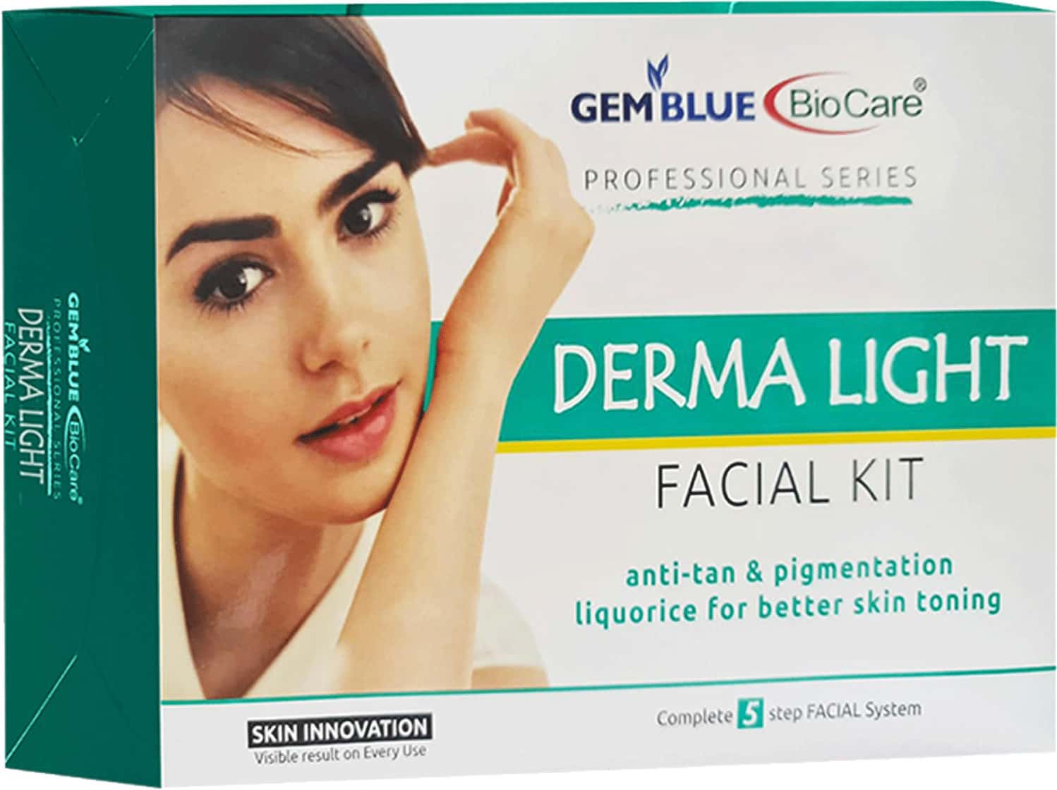 Buy GEMBLUE BIOCARE DERMA LIGHT FACIAL KIT 400GM Online Get Upto