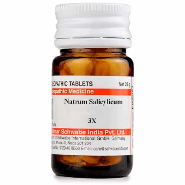 Dr. Willmar Schwabe India Natrum Salicylicum Trituration Tablet 3X 20 No's