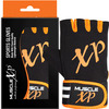 Musclexp Coral-Fit Sports Gym Gloves Moisture-Absorbing Non-Odor Material (Black & Orange) 1 Pair