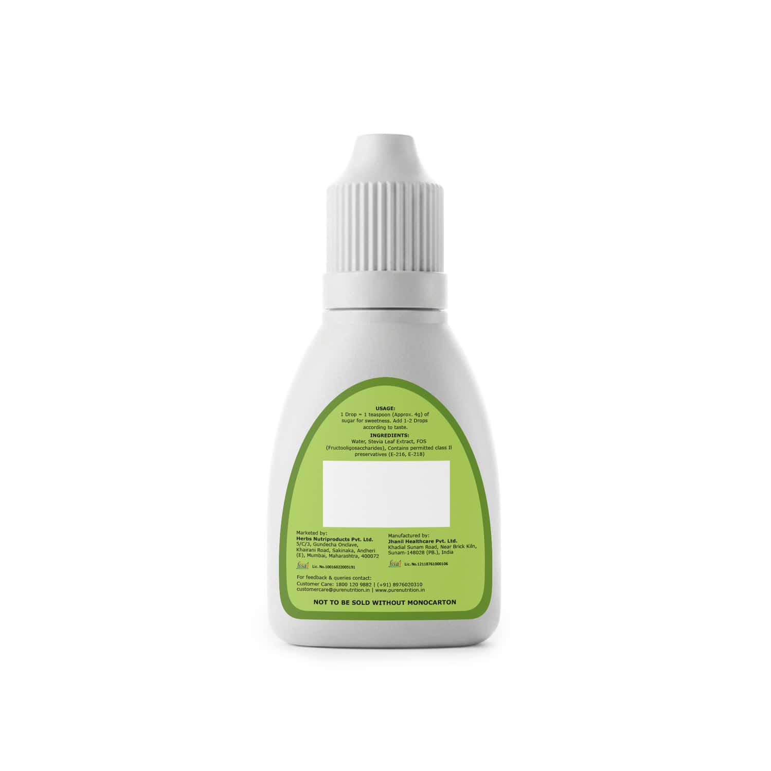 Pure Nutrition Stevia Drops 10ml