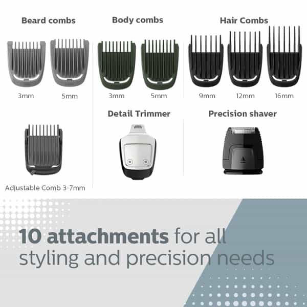 Philips Multi Grooming Kit Mg3760/33 11-In-1 Face Head And Body - All-In-One Trimmer