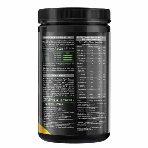 Muscleblaze Bcaa Pro Green Apple 450 Gm