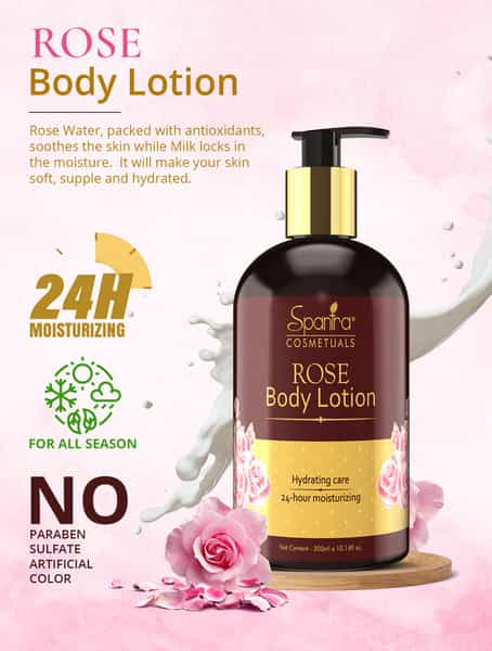 Spantra Rose Body Lotion 300Ml