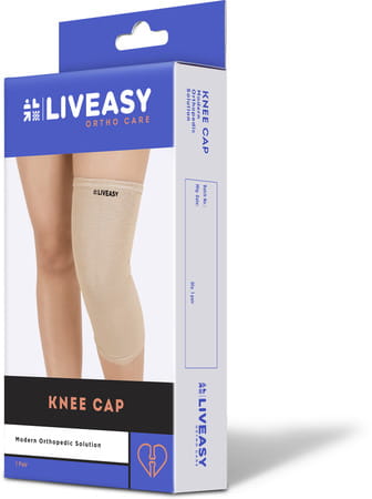 Liveasy Ortho Care Knee Cap (Pair) - Modern Orthopedic Solution - Large