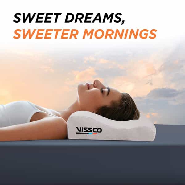 Vissco Memory Foam Cervical Pillow To Reduce Neck Pain | Shoulder Pain | Cervical Spondylitis