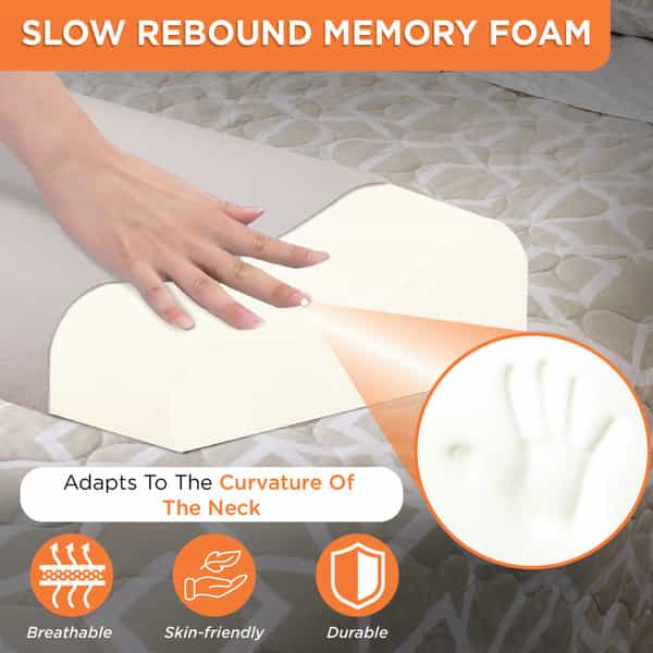 Vissco Memory Foam Cervical Pillow To Reduce Neck Pain | Shoulder Pain | Cervical Spondylitis