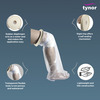 Tynor Cast Cover Leg White Universal Size 1 Unit