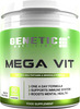 Genetic Nutrition Mega Vit | Multivitamins & Minerals | 100% Rda | 90 Capsules | One Capsule A Day