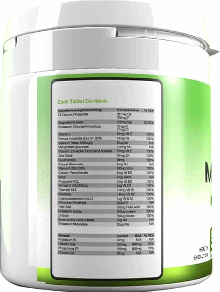Genetic Nutrition Mega Vit | Multivitamins & Minerals | 100% Rda | 90 Capsules | One Capsule A Day