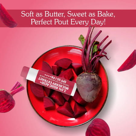Bake 2.5% Kojic & Mulberry Tinted Lip Balm Spf 55 Pa++++ For Pigmented Lips (5G)