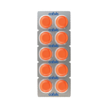 Cofsils Ginger Lemon Flavour | Jar | 240 Lozenges (24 X 10)