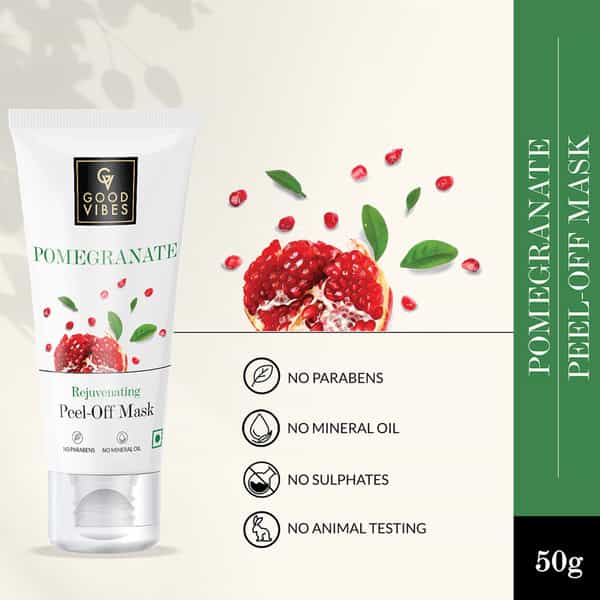 Good Vibes Pomegranate Rejuvenating Peel Off Mask- 50 Gm
