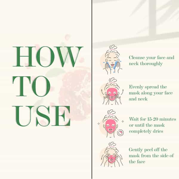 Good Vibes Pomegranate Rejuvenating Peel Off Mask- 50 Gm