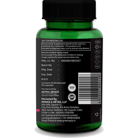 Greenopia Ease Spaz | Hing Frankincense Coconut Oil 30 Liquid Filled Vegetarian Capsules