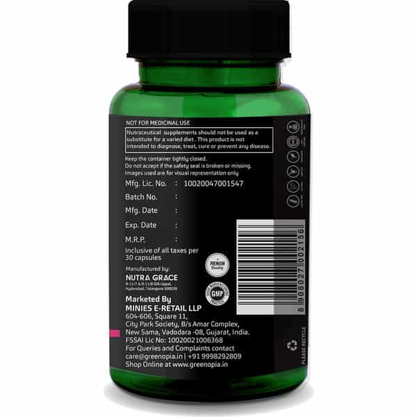 Greenopia Ease Spaz | Hing Frankincense Coconut Oil 30 Liquid Filled Vegetarian Capsules
