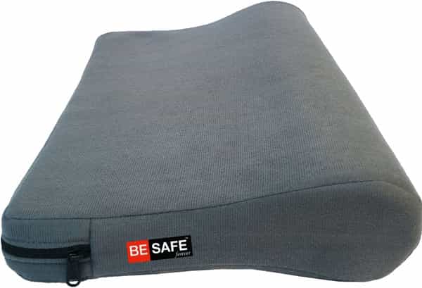 Besafe Forever Memory Foam Cervical Pillow Soft For Neck Pain Relief Grey