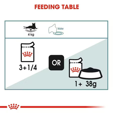 Royal Canin Hairball Care For Cats | Pack Of 12 Sachet | Wet Food | Reduces Hairball Formation