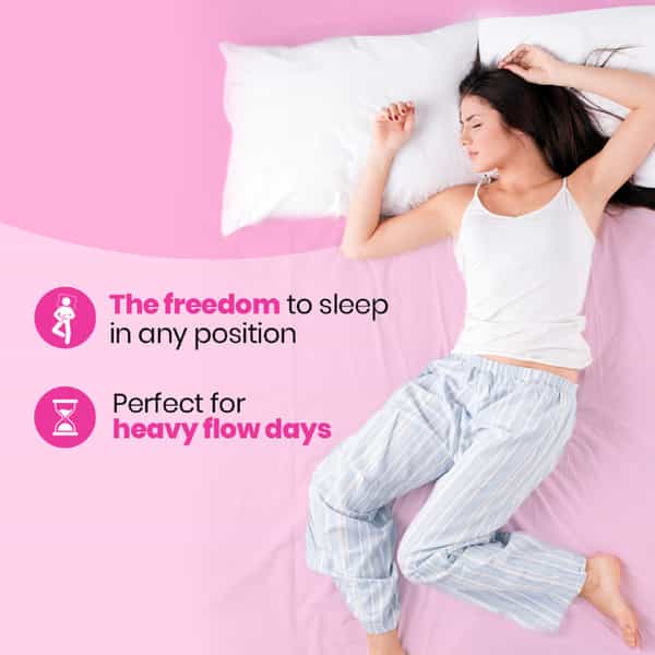 I-Activ Period Panty, Disposable (L-Xl) Waist(31-48 Inches),Pack Of 2,For Heavy Flow,Maternity Pads