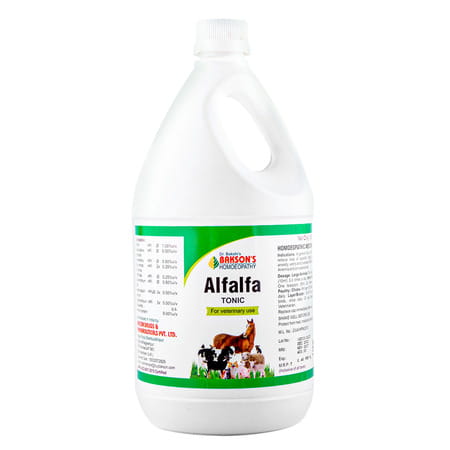 Bakson Homoeopathy Alfalfa Tonic | For Veterinary Use | 1000 Ml