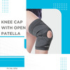Vissco Knee Cap With Open Patella | Knee Support For Running | Sports | Gym | Brace For Knee Pain-Xl