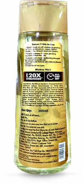 Emami 7 Oils In One Hair Oil Bottle Of 300 Ml