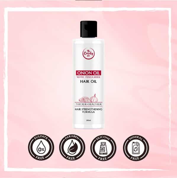 The Beauty Co. Onion And Fenugreek Hair Oil 200Ml