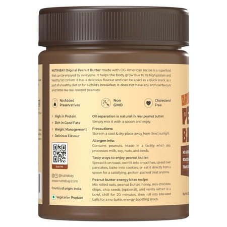 Nutrabay Foods Peanut Butter (Creamy) - Chocolate Intense 400G