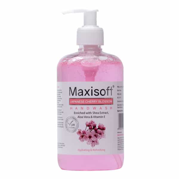 Maxisoft Hydrating & Refreshing Hand Wash | Japanese Cheery Blossom | 500 Ml