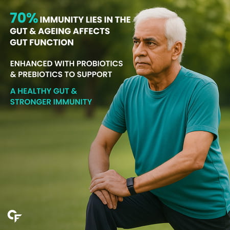 Carbamide Forte Multivitamin Tablet For Adult 50+ With Probiotic | Support Immunity - 60 Tabs