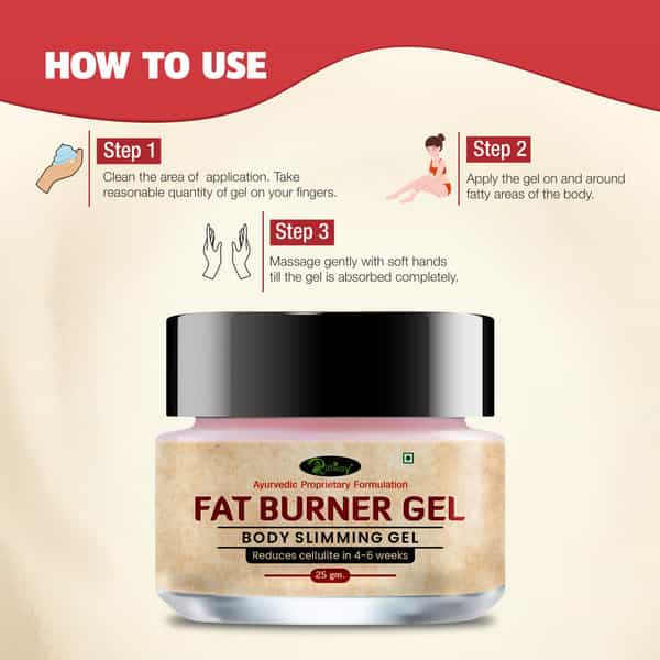 Fat Burner Gel Herbal Gel For Slimming Tummy, Fat Loss Fat Weight Loss Massage 100% Ayurvedic (25Gm)