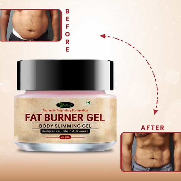 Fat Burner Gel Herbal Gel For Slimming Tummy, Fat Loss Fat Weight Loss Massage 100% Ayurvedic (25Gm)
