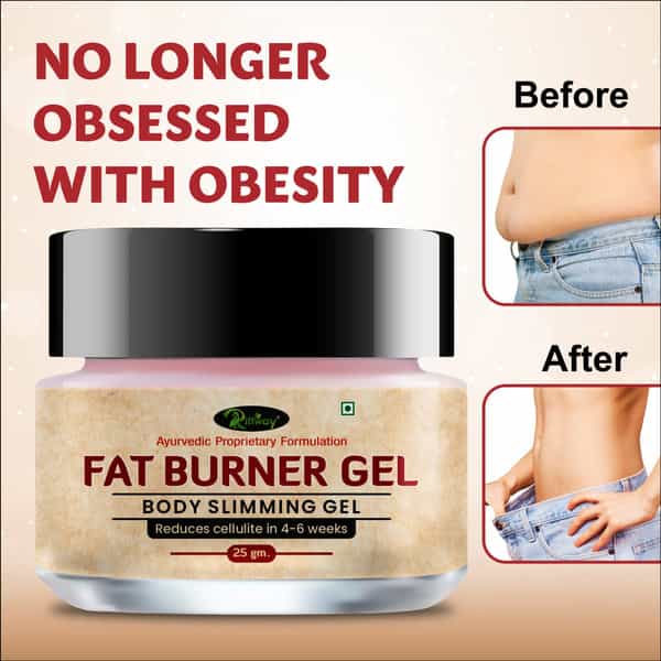 Fat Burner Gel Herbal Gel For Slimming Tummy, Fat Loss Fat Weight Loss Massage 100% Ayurvedic (25Gm)
